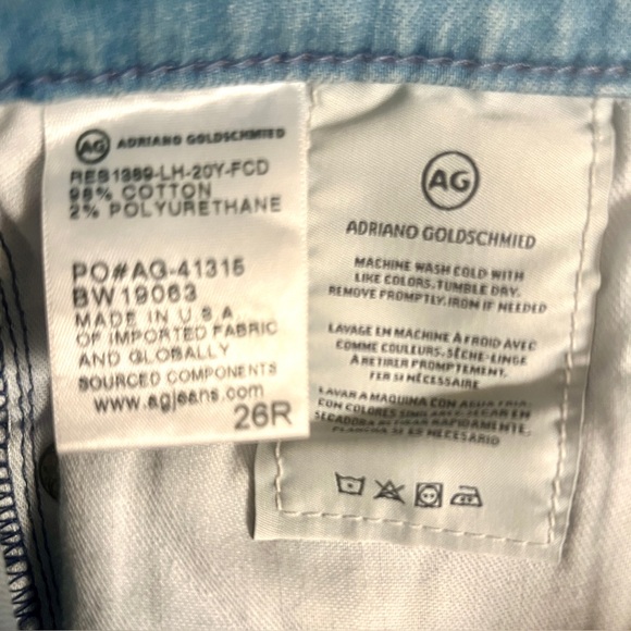 AG Denim The Legging Ankle Super Skinny Ankle Distressed! Sz 26R! Fantastic! - Picture 4 of 6